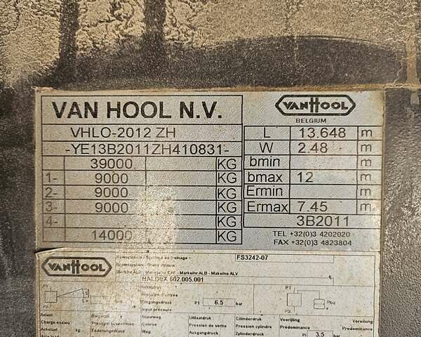 Чорний Van Hool 3B2011, об'ємом двигуна 0 л та пробігом 0 тис. км за 17000 $, фото 15 на Automoto.ua