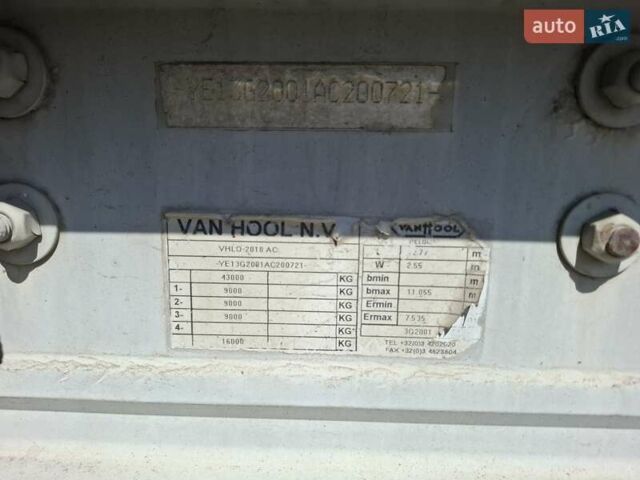 Серый Van Hool 3G2001, объемом двигателя 0 л и пробегом 100 тыс. км за 16800 $, фото 7 на Automoto.ua