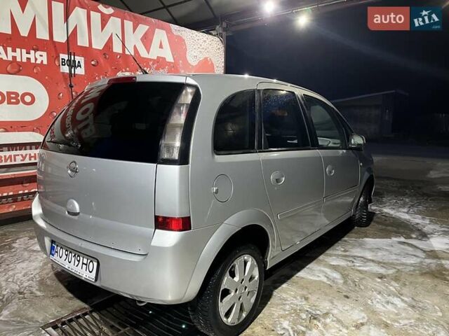 Серый Воксхолл Meriva, объемом двигателя 1.3 л и пробегом 243 тыс. км за 4400 $, фото 6 на Automoto.ua