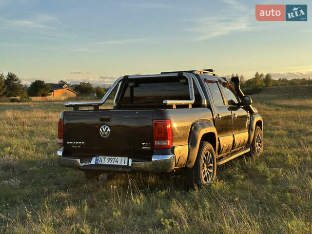 Черный Фольксваген Амарок, объемом двигателя 1.97 л и пробегом 315 тыс. км за 11000 $, фото 4 на Automoto.ua