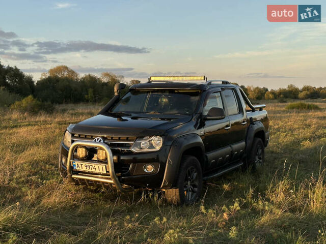 Черный Фольксваген Амарок, объемом двигателя 1.97 л и пробегом 315 тыс. км за 11000 $, фото 1 на Automoto.ua