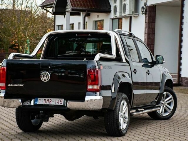 Черный Фольксваген Амарок, объемом двигателя 2 л и пробегом 153 тыс. км за 4725 $, фото 3 на Automoto.ua