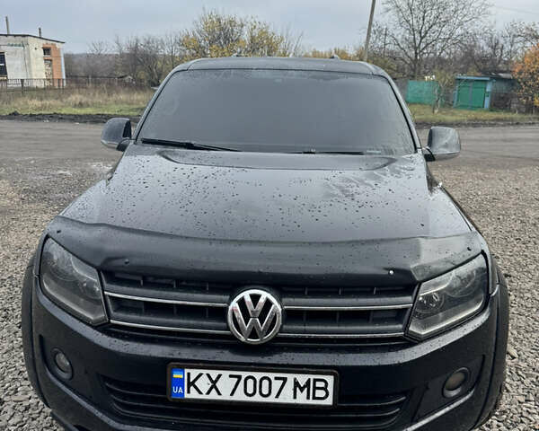 Черный Фольксваген Амарок, объемом двигателя 2 л и пробегом 250 тыс. км за 14900 $, фото 2 на Automoto.ua