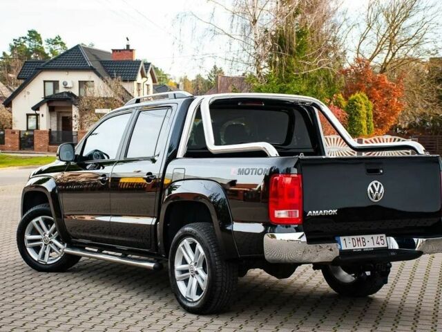 Черный Фольксваген Амарок, объемом двигателя 2 л и пробегом 153 тыс. км за 4725 $, фото 2 на Automoto.ua