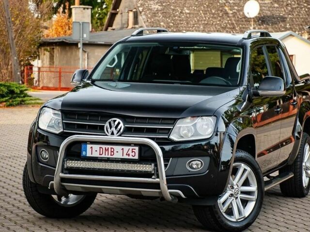 Черный Фольксваген Амарок, объемом двигателя 2 л и пробегом 153 тыс. км за 4725 $, фото 1 на Automoto.ua