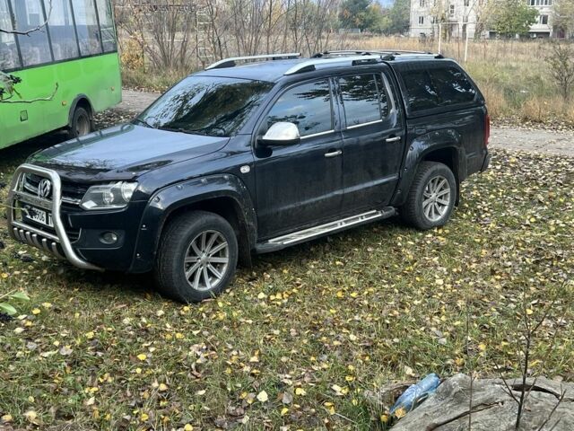 Чорний Фольксваген Амарок, об'ємом двигуна 2 л та пробігом 299 тис. км за 19300 $, фото 1 на Automoto.ua