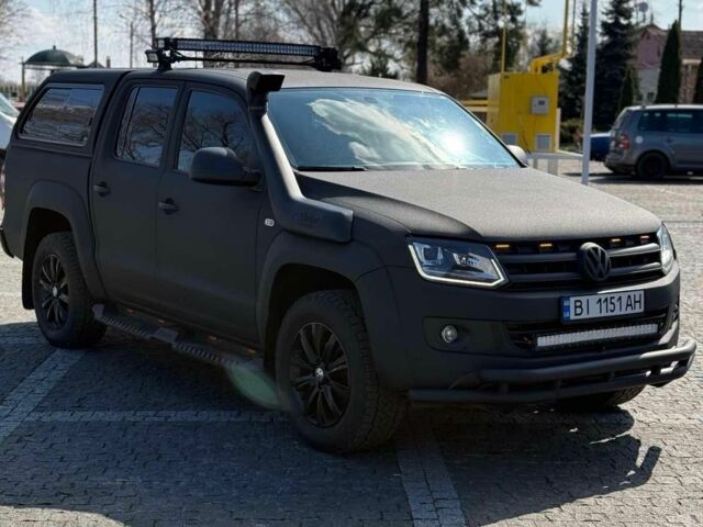 Черный Фольксваген Амарок, объемом двигателя 2 л и пробегом 420 тыс. км за 18000 $, фото 2 на Automoto.ua