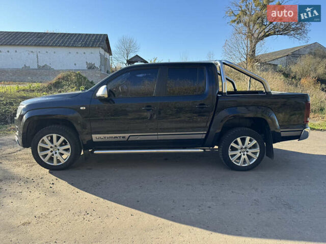 Черный Фольксваген Амарок, объемом двигателя 2 л и пробегом 432 тыс. км за 12500 $, фото 1 на Automoto.ua