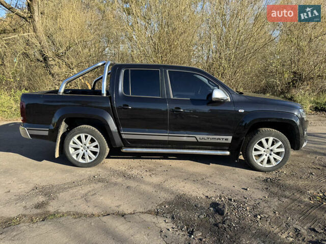 Черный Фольксваген Амарок, объемом двигателя 2 л и пробегом 432 тыс. км за 12500 $, фото 2 на Automoto.ua