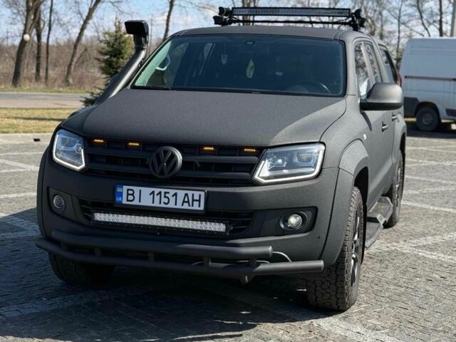 Черный Фольксваген Амарок, объемом двигателя 2 л и пробегом 420 тыс. км за 18000 $, фото 1 на Automoto.ua