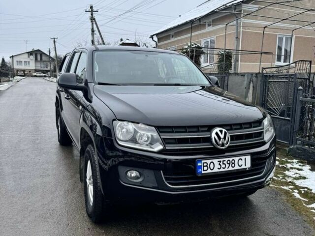 Черный Фольксваген Амарок, объемом двигателя 2 л и пробегом 262 тыс. км за 20999 $, фото 1 на Automoto.ua