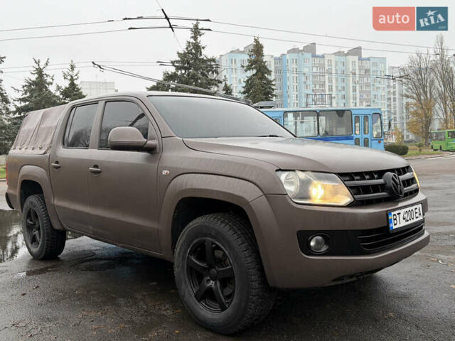 Коричневый Фольксваген Амарок, объемом двигателя 2 л и пробегом 310 тыс. км за 16000 $, фото 2 на Automoto.ua