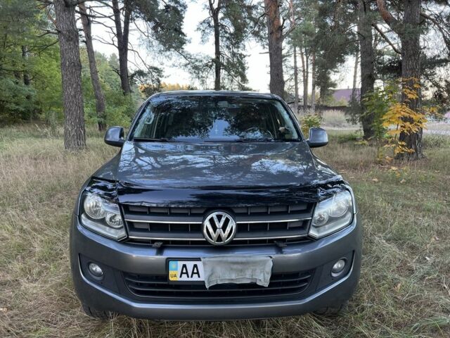 Серый Фольксваген Амарок, объемом двигателя 2 л и пробегом 335 тыс. км за 20000 $, фото 3 на Automoto.ua