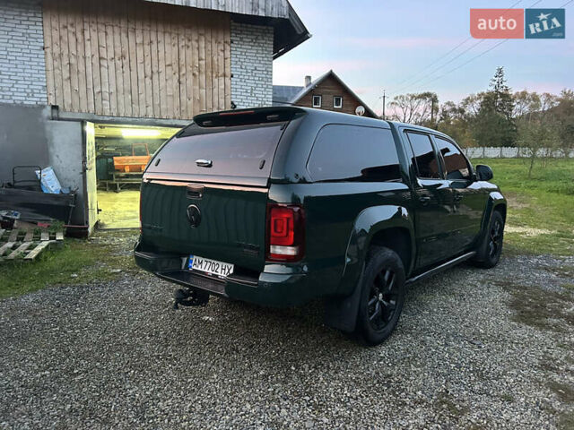 Зеленый Фольксваген Амарок, объемом двигателя 3 л и пробегом 173 тыс. км за 35500 $, фото 3 на Automoto.ua