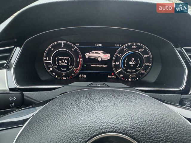 Черный Фольксваген Arteon, объемом двигателя 2 л и пробегом 51 тыс. км за 25700 $, фото 15 на Automoto.ua