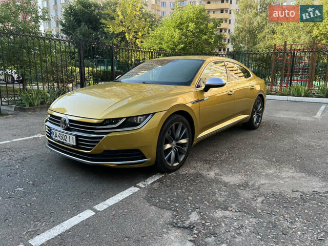 Желтый Фольксваген Arteon, объемом двигателя 1.98 л и пробегом 160 тыс. км за 27500 $, фото 4 на Automoto.ua