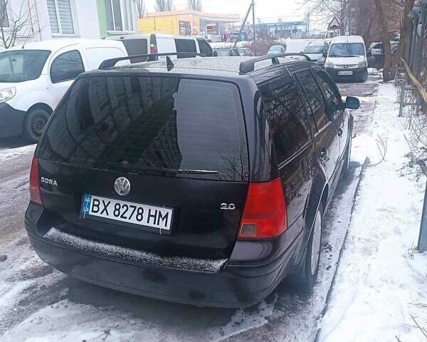 Чорний Фольксваген Бора, об'ємом двигуна 2 л та пробігом 195 тис. км за 4300 $, фото 2 на Automoto.ua