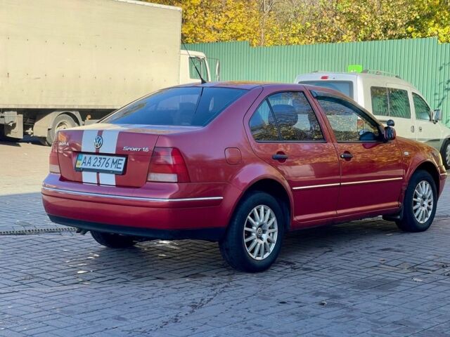 Красный Фольксваген Бора, объемом двигателя 1.6 л и пробегом 219 тыс. км за 3699 $, фото 3 на Automoto.ua