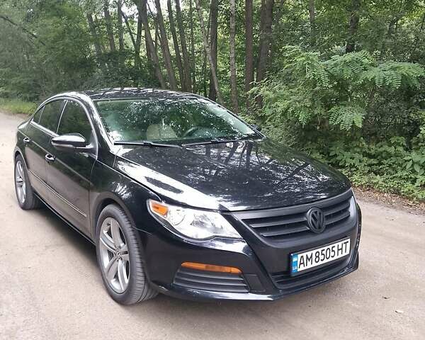 Черный Фольксваген CC / Passat CC, объемом двигателя 1.98 л и пробегом 186 тыс. км за 9300 $, фото 3 на Automoto.ua