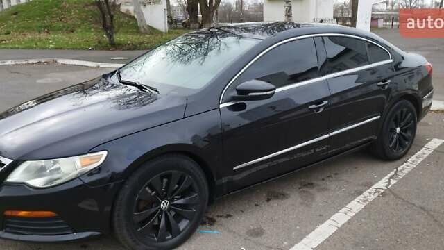 Черный Фольксваген CC / Passat CC, объемом двигателя 1.98 л и пробегом 255 тыс. км за 7700 $, фото 1 на Automoto.ua