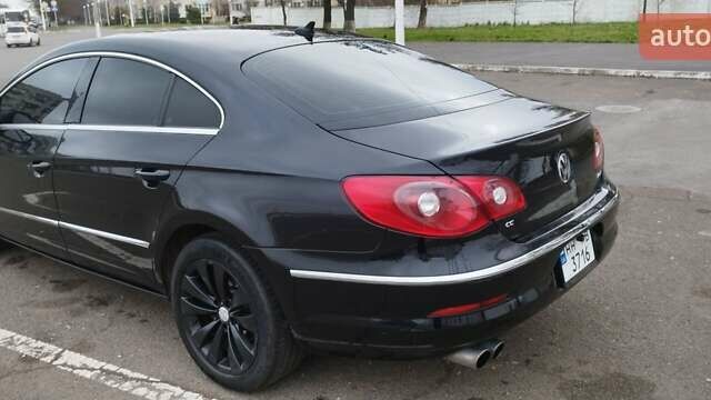 Черный Фольксваген CC / Passat CC, объемом двигателя 1.98 л и пробегом 255 тыс. км за 7700 $, фото 4 на Automoto.ua