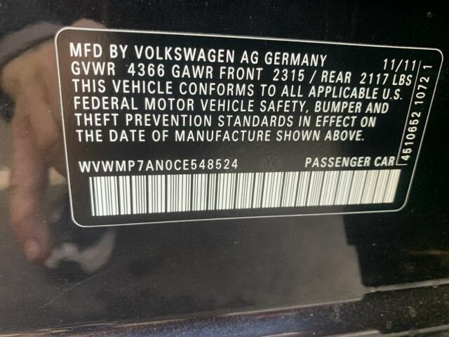 Чорний Фольксваген CC / Passat CC, об'ємом двигуна 0.2 л та пробігом 209 тис. км за 8700 $, фото 19 на Automoto.ua