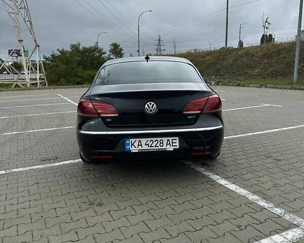 Черный Фольксваген CC / Passat CC, объемом двигателя 1.98 л и пробегом 177 тыс. км за 9300 $, фото 3 на Automoto.ua