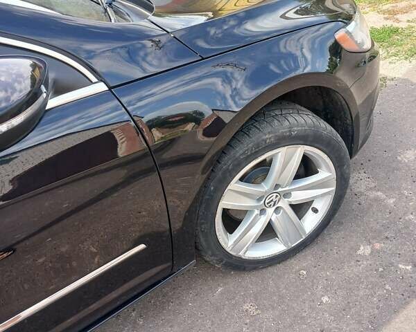 Черный Фольксваген CC / Passat CC, объемом двигателя 2 л и пробегом 200 тыс. км за 10000 $, фото 1 на Automoto.ua