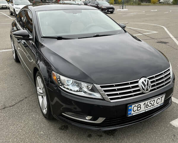Черный Фольксваген CC / Passat CC, объемом двигателя 1.98 л и пробегом 208 тыс. км за 10000 $, фото 2 на Automoto.ua