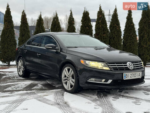 Черный Фольксваген CC / Passat CC, объемом двигателя 1.98 л и пробегом 220 тыс. км за 9490 $, фото 2 на Automoto.ua