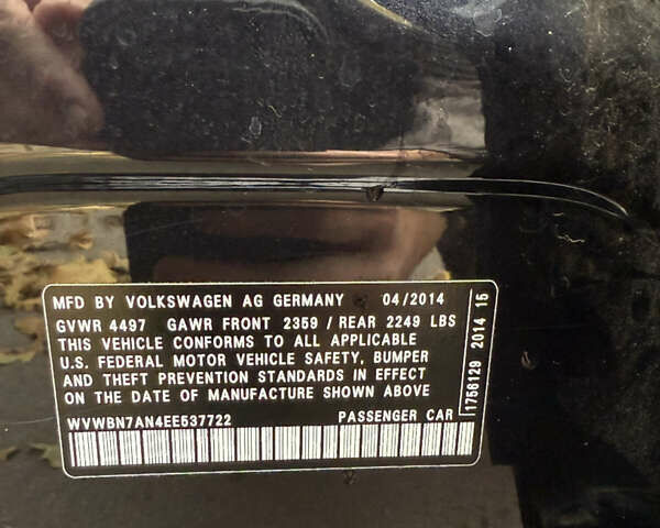 Черный Фольксваген CC / Passat CC, объемом двигателя 1.98 л и пробегом 157 тыс. км за 9900 $, фото 28 на Automoto.ua