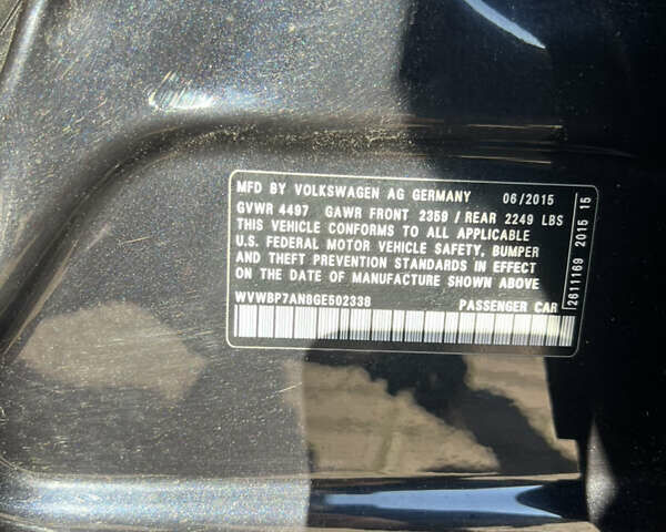 Черный Фольксваген CC / Passat CC, объемом двигателя 1.98 л и пробегом 118 тыс. км за 14300 $, фото 17 на Automoto.ua