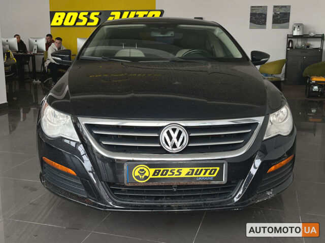Черный Фольксваген CC, объемом двигателя 2 л и пробегом 200 тыс. км за 9800 $, фото 1 на Automoto.ua