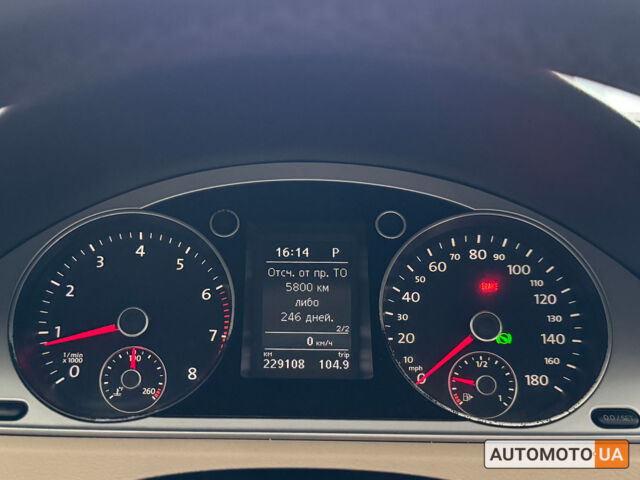 Черный Фольксваген CC, объемом двигателя 2 л и пробегом 229 тыс. км за 9700 $, фото 18 на Automoto.ua