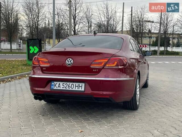 Червоний Фольксваген CC / Passat CC, об'ємом двигуна 1.98 л та пробігом 136 тис. км за 10500 $, фото 4 на Automoto.ua