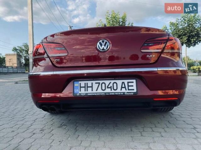 Красный Фольксваген CC / Passat CC, объемом двигателя 1.98 л и пробегом 123 тыс. км за 12000 $, фото 3 на Automoto.ua