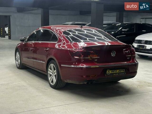 Красный Фольксваген CC / Passat CC, объемом двигателя 1.98 л и пробегом 193 тыс. км за 11500 $, фото 3 на Automoto.ua