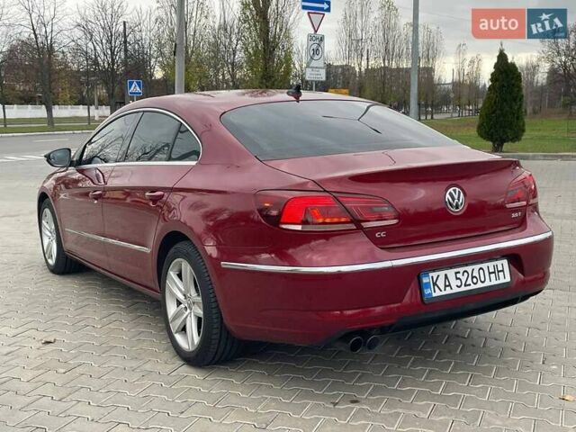 Червоний Фольксваген CC / Passat CC, об'ємом двигуна 1.98 л та пробігом 136 тис. км за 10500 $, фото 6 на Automoto.ua
