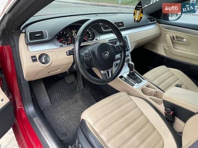 Червоний Фольксваген CC / Passat CC, об'ємом двигуна 1.98 л та пробігом 136 тис. км за 10500 $, фото 9 на Automoto.ua