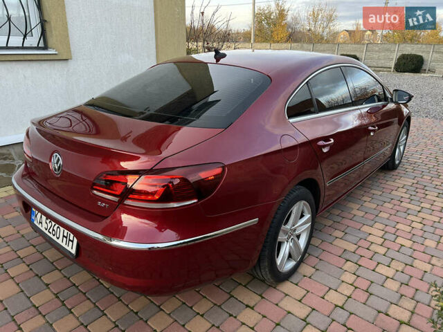 Красный Фольксваген CC / Passat CC, объемом двигателя 1.98 л и пробегом 135 тыс. км за 8900 $, фото 3 на Automoto.ua