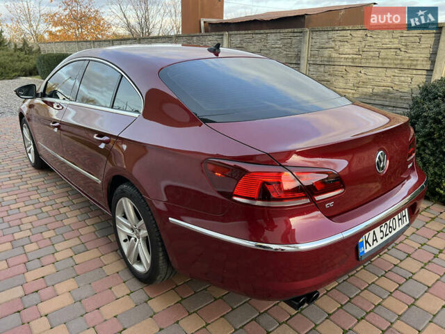 Красный Фольксваген CC / Passat CC, объемом двигателя 1.98 л и пробегом 135 тыс. км за 8900 $, фото 1 на Automoto.ua