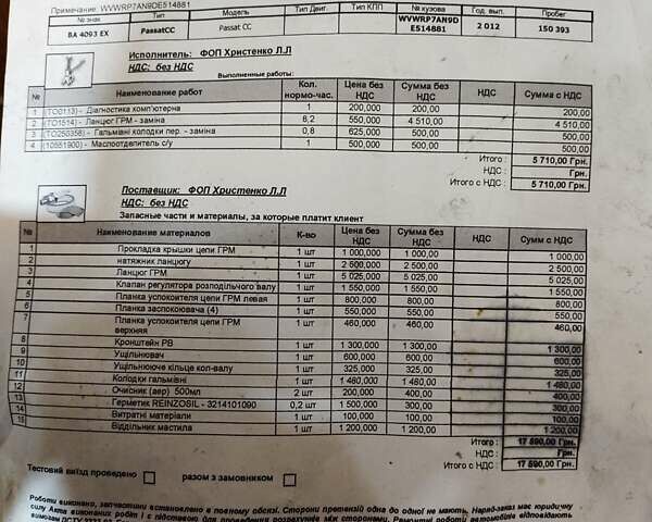Серый Фольксваген CC / Passat CC, объемом двигателя 2 л и пробегом 163 тыс. км за 11000 $, фото 16 на Automoto.ua