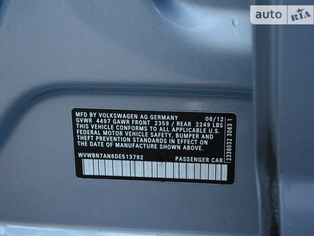 Сірий Фольксваген CC / Passat CC, об'ємом двигуна 1.98 л та пробігом 203 тис. км за 10099 $, фото 18 на Automoto.ua