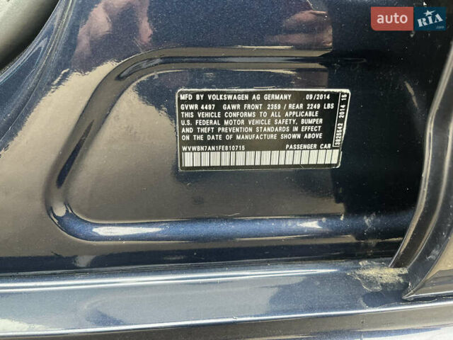 Синий Фольксваген CC / Passat CC, объемом двигателя 1.98 л и пробегом 175 тыс. км за 13500 $, фото 3 на Automoto.ua