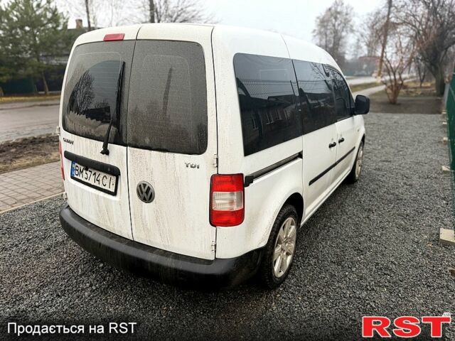 Белый Фольксваген Кадди, объемом двигателя 1.9 л и пробегом 300 тыс. км за 6550 $, фото 4 на Automoto.ua