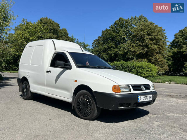 Белый Фольксваген Кадди, объемом двигателя 1.9 л и пробегом 212 тыс. км за 2400 $, фото 1 на Automoto.ua