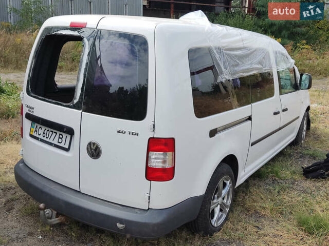 Белый Фольксваген Кадди, объемом двигателя 2 л и пробегом 280 тыс. км за 4100 $, фото 2 на Automoto.ua
