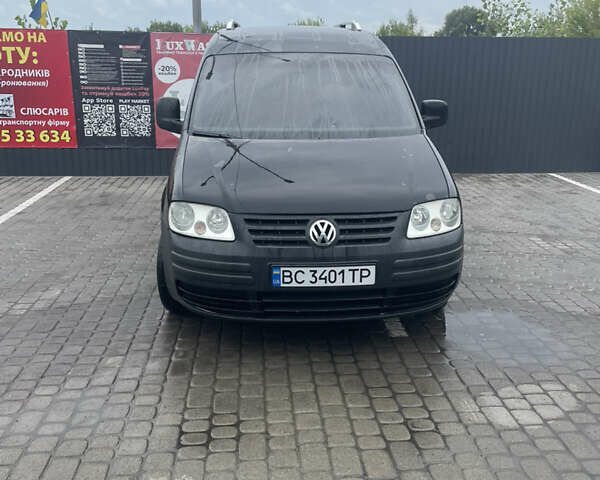 Черный Фольксваген Кадди, объемом двигателя 1.9 л и пробегом 361 тыс. км за 6250 $, фото 2 на Automoto.ua