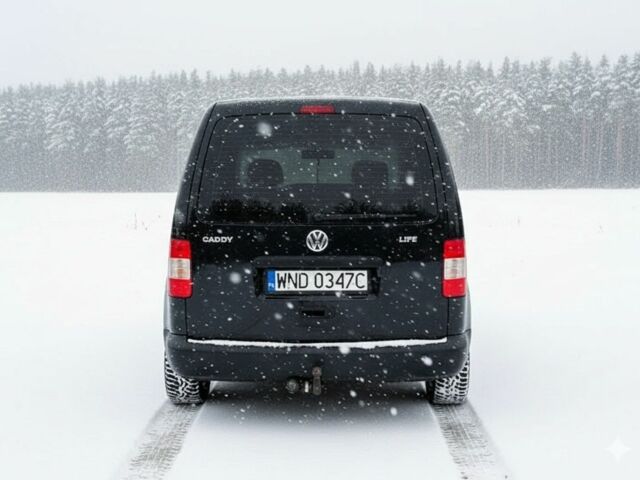 Черный Фольксваген Кадди, объемом двигателя 1.9 л и пробегом 299 тыс. км за 3350 $, фото 3 на Automoto.ua