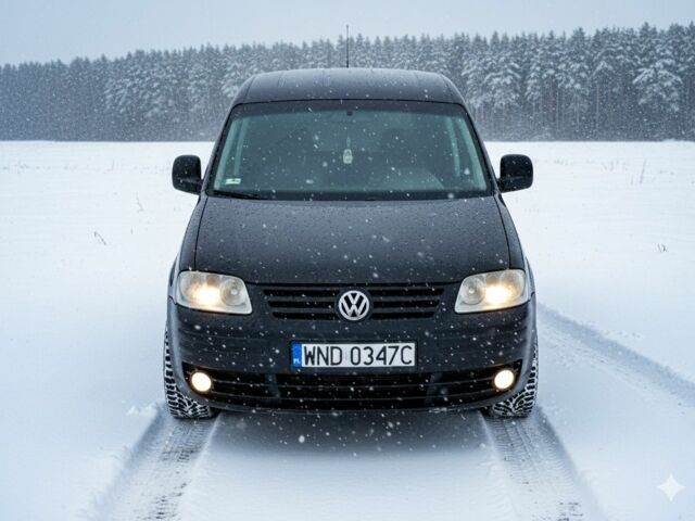 Черный Фольксваген Кадди, объемом двигателя 1.9 л и пробегом 299 тыс. км за 3350 $, фото 2 на Automoto.ua